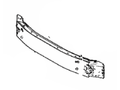 Toyota 52021-42200 Reinforcement Sub-Assembly, Front Bumper