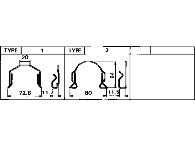 Toyota 31232-35030 Clip, Release Bearing Hub