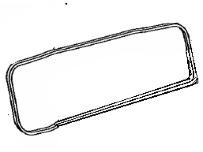 Toyota 67882-35010 Weatherstrip,  Back Door,  NO.2