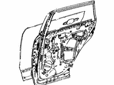 Toyota 67004-42190 Panel Sub-Assy,  Rear Door,  LH