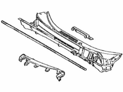 Toyota 55708-42230 Louver Sub-Assy,  Cowl Top Ventilator