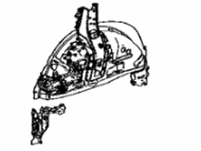 Toyota 61607-42110 Panel Sub-Assy,  Quarter Wheel House,  Inner RH