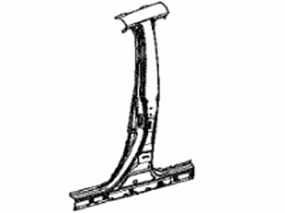 Toyota 61311-42050 Pillar,  Center Body,  Outer RH