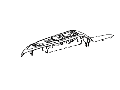 Toyota 74234-07020 Panel, Front Door Armrest Base, Lower Driver Side