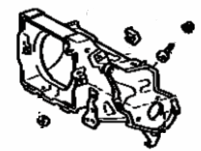 Toyota 54110-12010 Bracket Sub-Assy, Retractable Headlamp, RH