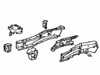 Toyota 57028-48900 Member Sub-Assy, Front Side, LH