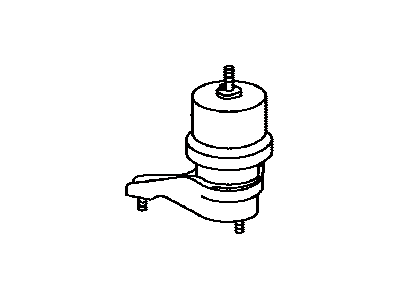 Toyota 12372-20100 Insulator,  Engine Mounting,  LH(For Transverse Engine)