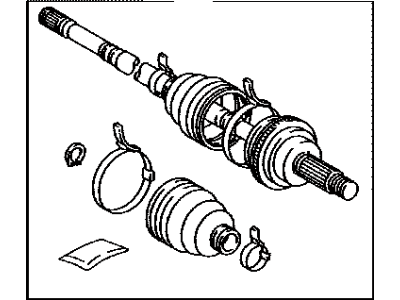 Toyota 42370-49255 Shaft Assy,  Rear Drive Outboard Joint,  RH