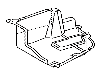 Toyota 58724-48020 Protector,  Luggage Compartment Side Cover,  NO.2