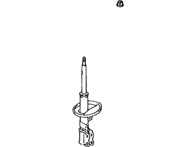 Toyota 48540-49536 Absorber Assembly, Shock, Rear Driver Side