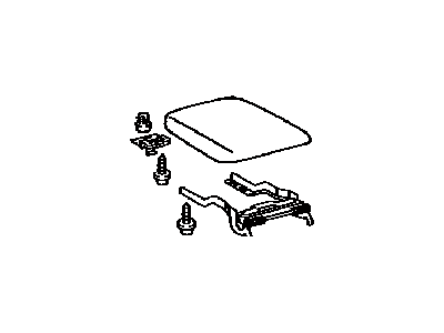 Toyota 58905-48010-B0 Door Sub-Assy,  Console Compartment