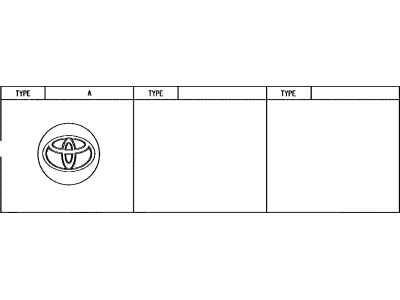 Toyota 42603-30580 Ornament Sub-Assy,  Wheel Hub