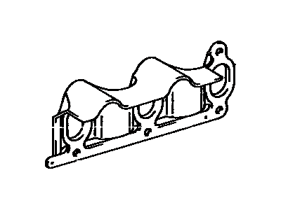 Toyota 17198-65020 Gasket,  Exhaust Manifold,  NO.2