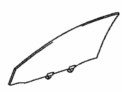Toyota 68101-1A410 Glass, Front Passenger Side