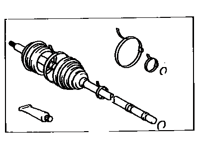 Toyota 43460-09050 Shaft Assy,  Front Drive Outboard Joint,  RH