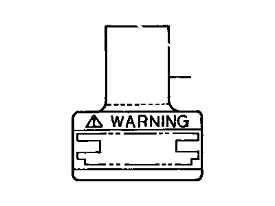 Scion 74599-50010 Label,  Driver & Passenger Air Bag Information