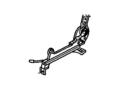 Toyota 72012-04070 Adjuster Sub-Assy,  Front Seat,  Outer LH