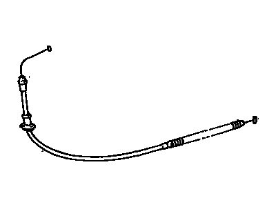 Toyota 46410-35740 Cable Assy,  Parking Brake,  NO.1