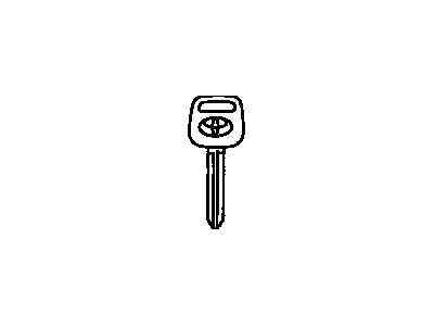 Toyota 90999-00185 Key,  Blank