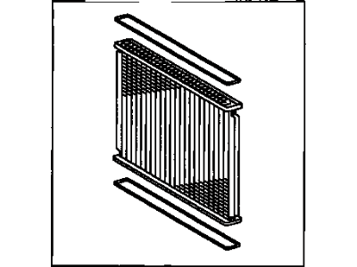 Toyota 04160-04020 Core Kit,  Radiator