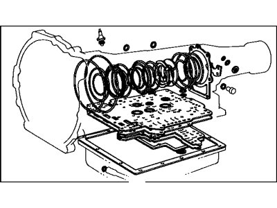 Toyota 04351-30190 Gasket Kit, Automatic Transmission Overhaul