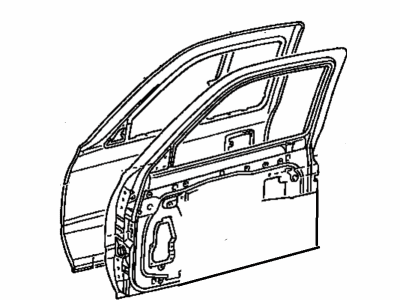 Toyota 67001-04120 Panel Sub-Assy,  Front Door,  RH