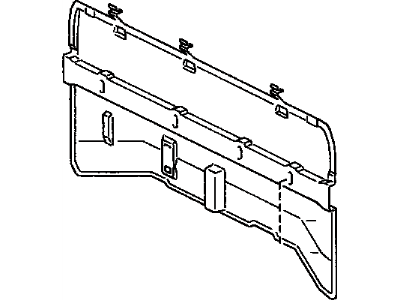 Toyota 64271-04100-E0 Trim,  Back Panel