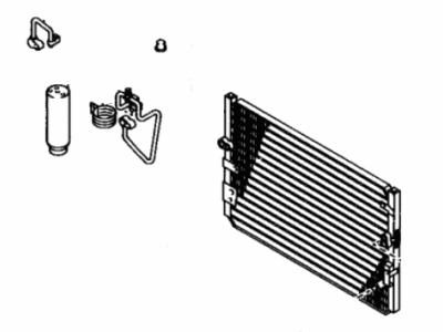 Toyota 88460-22371 Condenser Assy,  W/Receiver