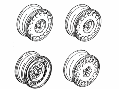 Toyota 42611-22590 Wheel, Disc