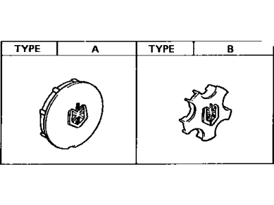 Toyota 42603-22220 Ornament Sub-Assy,  Wheel Hub