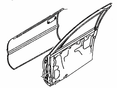 Toyota 67002-02020 Panel Sub-Assy, Front Door, LH