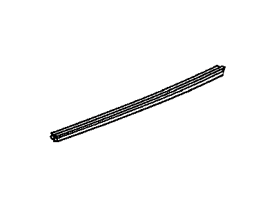 Toyota 68171-52080 Weatherstrip, Front Door Glass, Inner RH