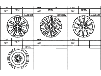 Toyota 42611-07060 Wheel,  Disc