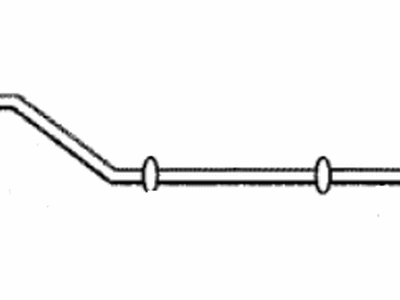 Toyota 47321-07071 Tube,  Rear Brake,  NO.1