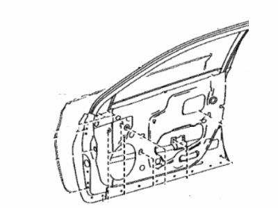 Toyota 67001-07040 Panel Sub-Assembly, Front Door, Passenger Side