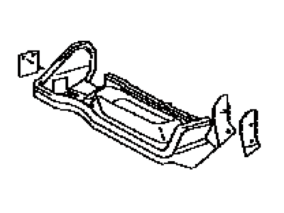 Toyota 55081-42010 Housing Sub-Assy,  Cowl Ventilator