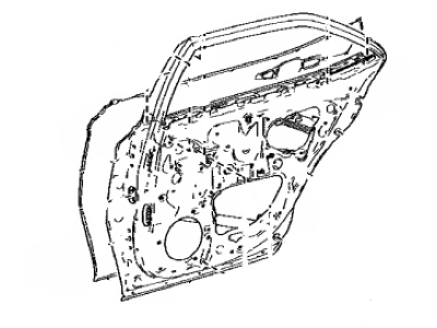 Toyota 67004-06300 Panel Sub-Assembly, Rear D