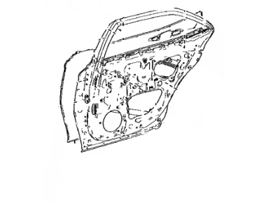 Toyota 67003-06310 Panel Sub-Assembly, Rear D