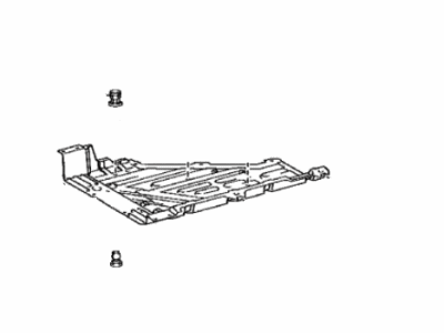 Toyota 58167-0E040 Cover,  Front Floor,  Center