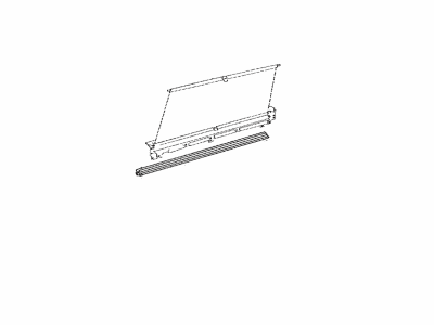 Toyota 65907-0E011 Curtain Sub-Assy,  Rear RH