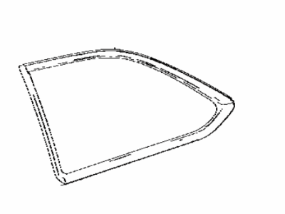 Toyota 62720-0E240 Window Assembly, Quarter, Driver Side