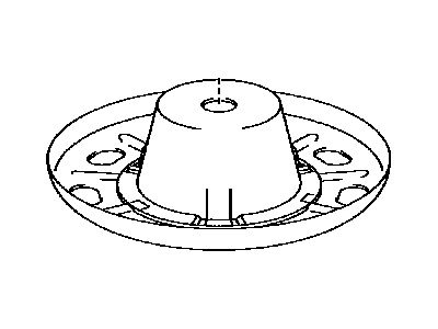 Toyota 51939-0E031 Cover,  Spare Wheel Carrier Lock