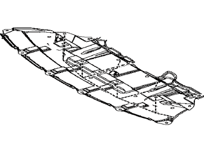 Toyota 51441-0E090 Cover,  Engine Under,  NO.1