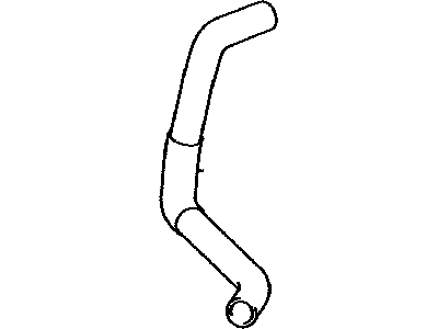 Toyota 16572-31200 Hose,  Radiator,  Outlet