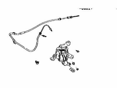 Toyota 46200-33090 Pedal Assy, Parking Brake Control