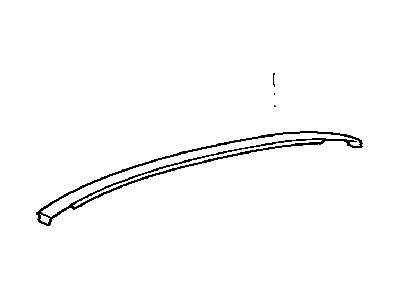 Toyota 75556-33030 Moulding, Roof Drip Side Finish, Center Driver Side