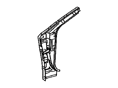 Toyota 61108-33170 Reinforce Sub-Assembly, Front Body Pillar, Lower Side