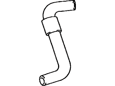 Toyota 16572-74290 Hose,  Radiator,  Outlet