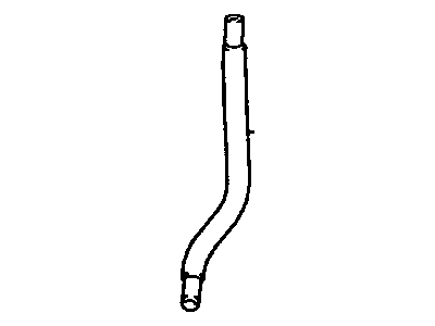 Toyota 16283-74050 Hose,  Water By-Pass,  NO.1