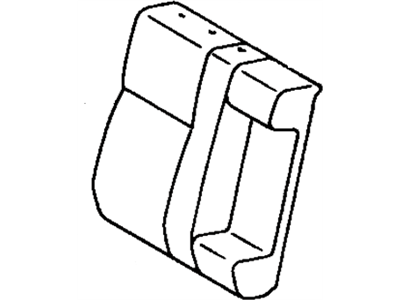 Toyota 71077-33301-B2 Cover, Rear Seat Back, Passenger Side (For Separate Type) Toyota 71077-33301-B2 Cover, Rear Seat Back, Passenger Side (For Separate Type)